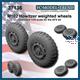 M102 Howitzer weighted wheels
