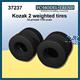 Kozak 2 weighted tires