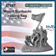 Mount Suribachi raising flag Iwo Jima WWII