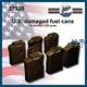 US WWII dented fuel cans