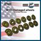M113 damaged wheels