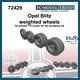 Opel Blitz, weighted wheels (1:72)