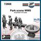 Park szene WWII (1:72)