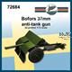Bofors 37mm anti tank gun (1:72)