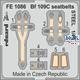 Messerschmitt Bf-109C seatbelts STEEL 1/48