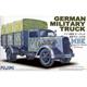 German Military Truck kit  Opel Blitz 1/72