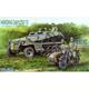 Sd Kfz 250/10 w/ BMW Sidecar +6 Soldier SWA16 1/76