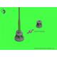 German WWII 1,4m rod antenna (for Fu 7 radio set)