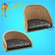 British Wicker Seats - Short + Tall with small Pad