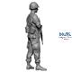 Vietnam war US rifleman 1:35