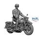 WW2 US para "American rider" including bike 1:35