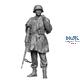 WW2 Waffen SS Soldier wearing Poncho 1:35