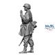 WW2 Waffen SS Soldier wearing Poncho 1:35