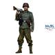 WW2 SS MG42 Gunner Normandy 1:16