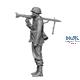 WW2 SS MG42 Gunner Normandy 1:16
