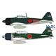 Mitsubishi A6M2b/ A6m3 Zero Fighter -  2 Kits