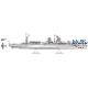 IJN Light Cruise AGANO (1:350)