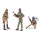 Military girls Pin-Up (3 figures)