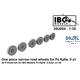 One piece narrow road wheels for Panzer II Ausf.a1