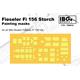 Fieseler Fi 156 Painting Masks set