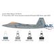 Lockheed Martin F-22 Raptor  - MODEL SET 1:72