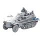 German Sd.Kfz. 250/1 Ausf.A Half Track crew 1:16