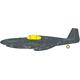 North-American P-51B Malcolm Hood Masking Tape