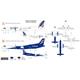 SAAB 2000 (Eastern Airways / Air France)  1:200