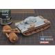 WWII T34/76 Soviet Medium Tank with Mine Roller