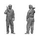 WW2 US Tank Crew w/ Thomson 1:16