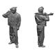 WW2 US Tank Crew w/ Thomson 1:16