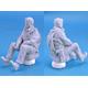 WW2 US Navy Pilot + Rear Gunner Set 4 heads 1:35