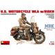 U.S. Motorcycle WLA  w/Rider