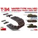 T-34 wafer-type halved workable track links Set