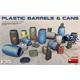 Plastic barrels & cans