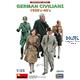 German Civilians 1930-40s Resin Heads
