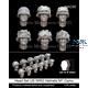 Head Set US WW2 Helmets M1 Camo