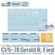 Clear Painted Colorful USS Gerald R. Ford CVN-78