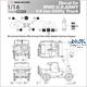 WWII 1/4ton Utility Truck Decals  (1:16)