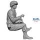 WWII U.S. Army 1/4 ton Utility Truck Driver (1:35)