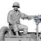 WWII U.S. Army Cal. 50 Gunner  (1:35)