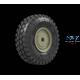 Patriot MAN 15t mil road wheels (Michelin XZL)