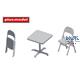 Folding chairs and table