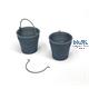 Metal buckets (3 pcs)