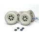 9t Vomag road wheels set w/ spare (weighted) typ 2
