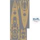 HMS Prince of Wales Wooden Deck set 1/350