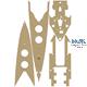HMS Hood 1941 Detail Up Set "Advanced"