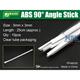 ABS 90° Angle Stick 3x3mm,Winkelprofil 25cm Länge
