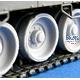 Leopard 2 abgenutzte Laufrollen / worn roadwheels