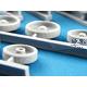 Leopard 2 abgenutzte Laufrollen / worn roadwheels